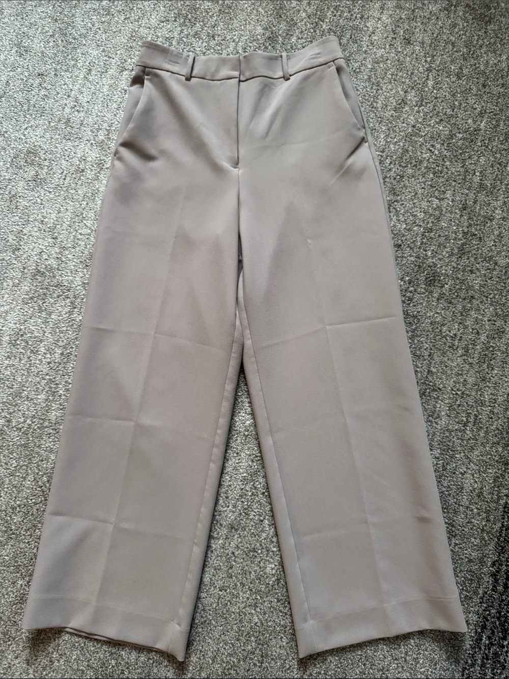 a.n.a Wide-Leg Dress Pants in Taupe